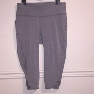 Gray Capri Leggings